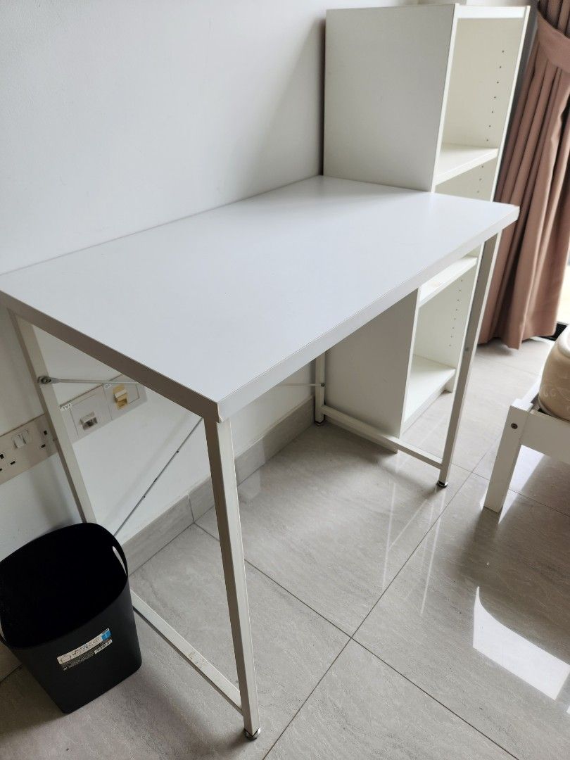 Study Table white (Category: Tables & Sets) located in Singapore. Submitted by jintoxication (Listing ID 1332769753, Image 1). Description: .