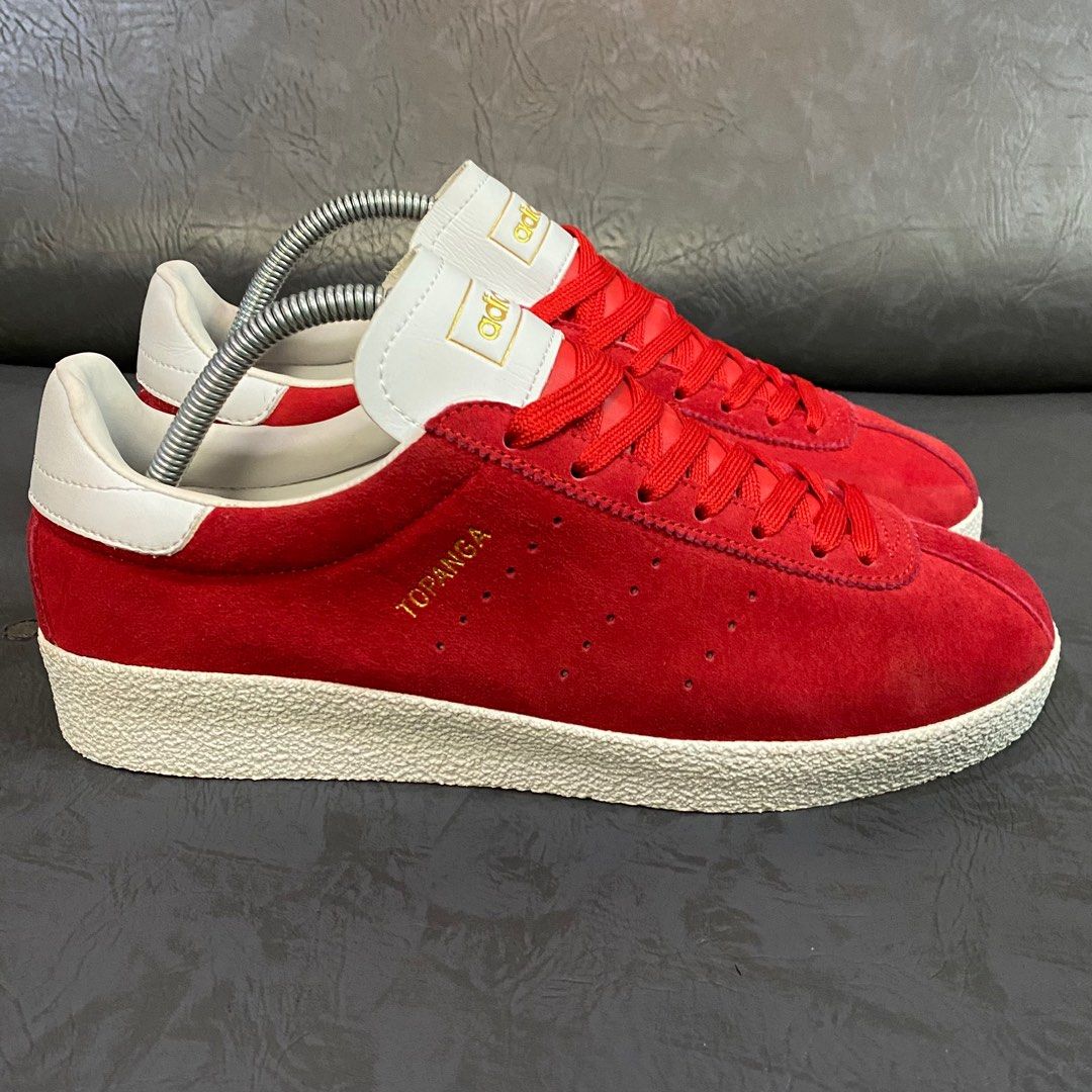 Sz41 Adidas Topanga Red Sepatu Second, Fesyen Pria, Sepatu