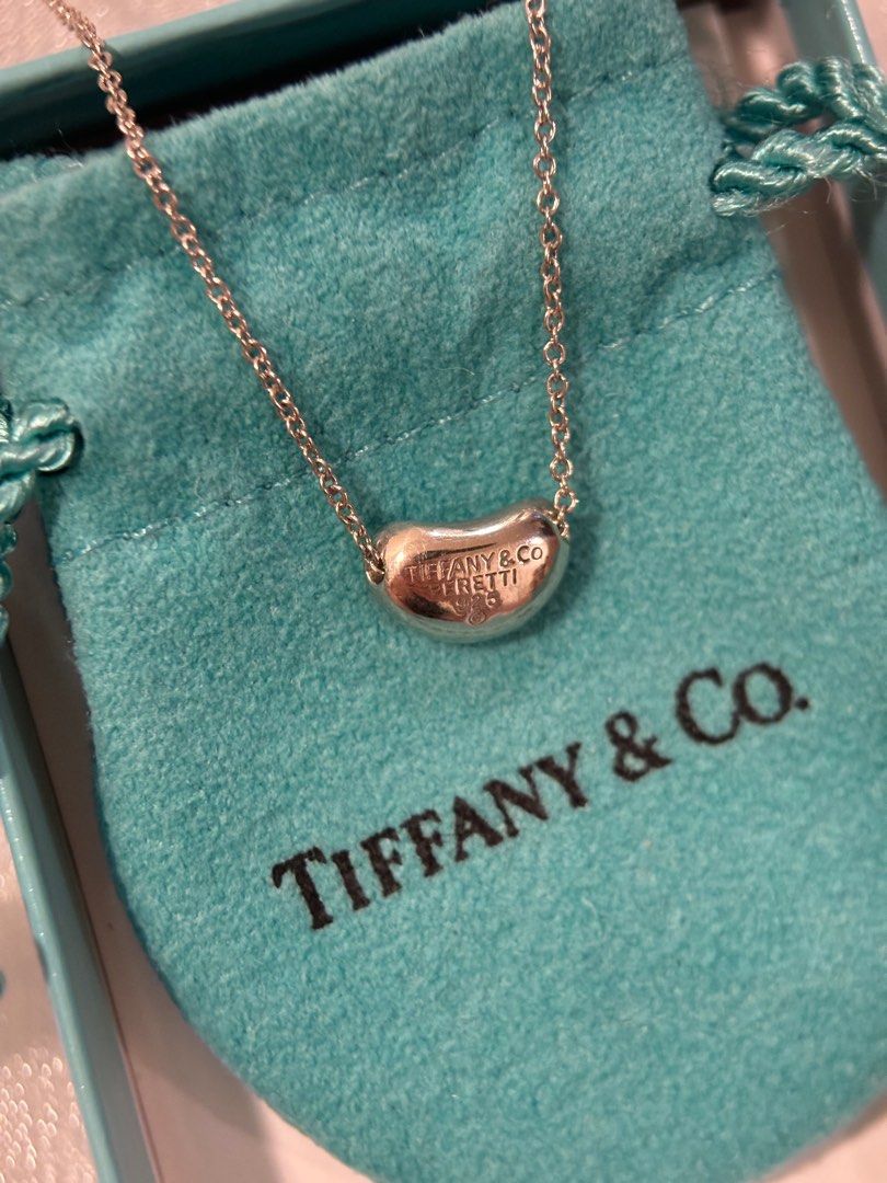 Tiffany mini bean necklace online