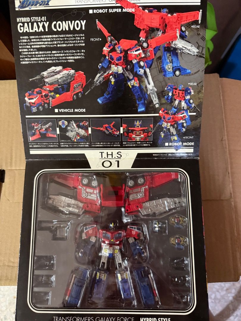 Transformers (Category: Toy Figures) located in Singapore. Submitted by rhpe315911563 (Listing ID 1332720248, Image 3). Description: Galaxy Convoy.