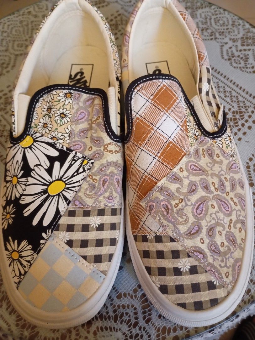 Vans patchwork Slip On shoes Carousell