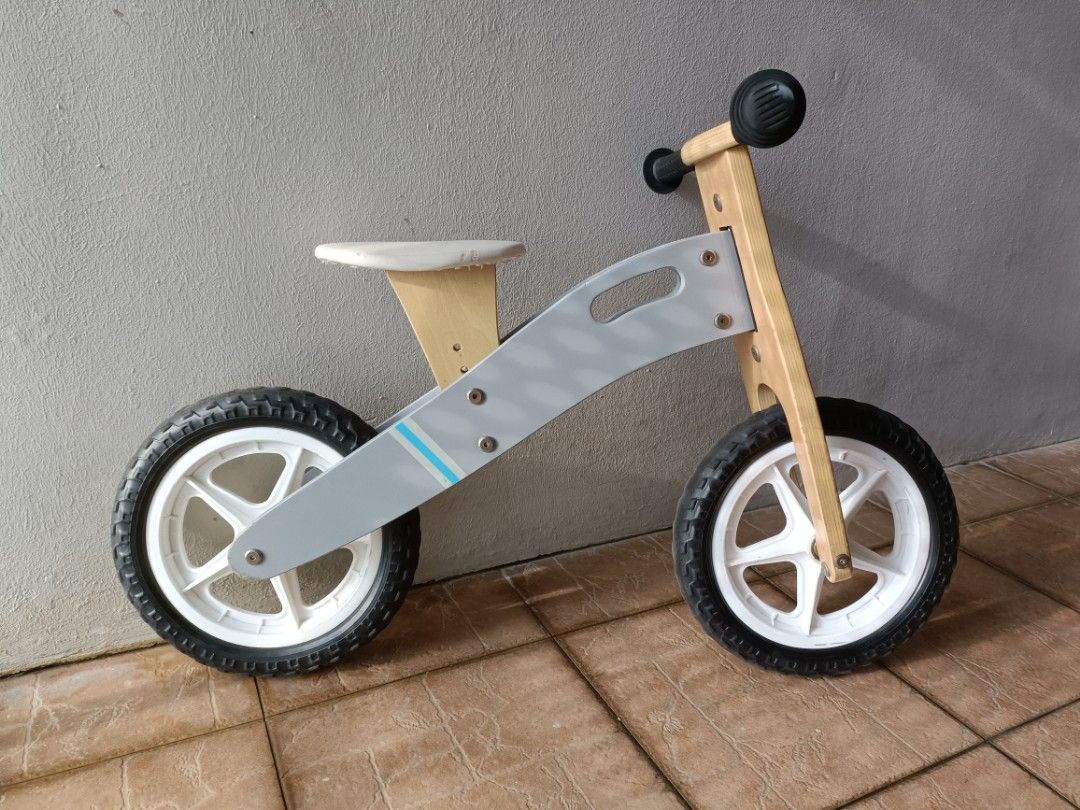 Kmart 28cm wooden balance bike clearance