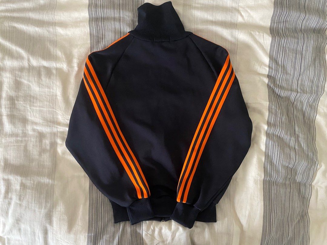 80s adidas track jacket black/orange 小松菜奈同款, 他的時尚