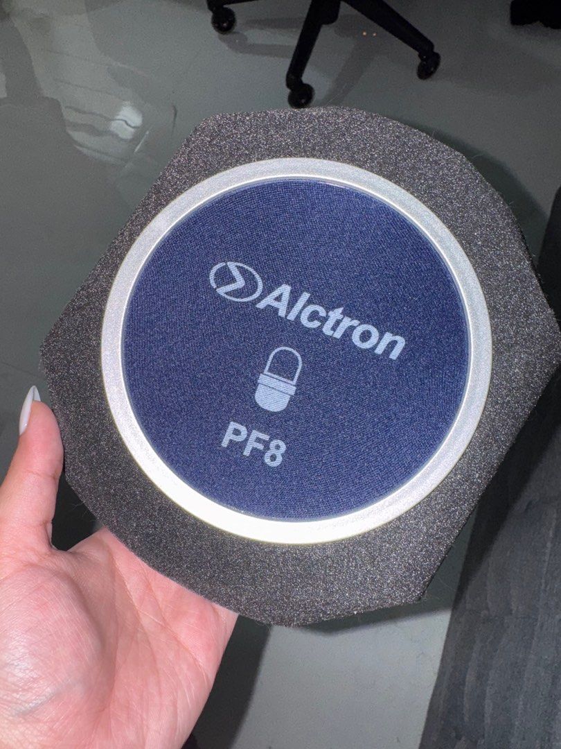 Alctron PF8 Studio Mic Screen Acoustic Pop Filter (Category: Portable Audio Accessories) located in Manila. Submitted by richysroom (Listing ID 1332899602, Image 1). Description: - bought for around 1K online during the pandemic - perfect for at home audio recording - item located in Pampanga.