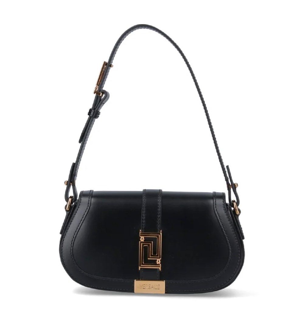 Versace black shoulder bag clearance