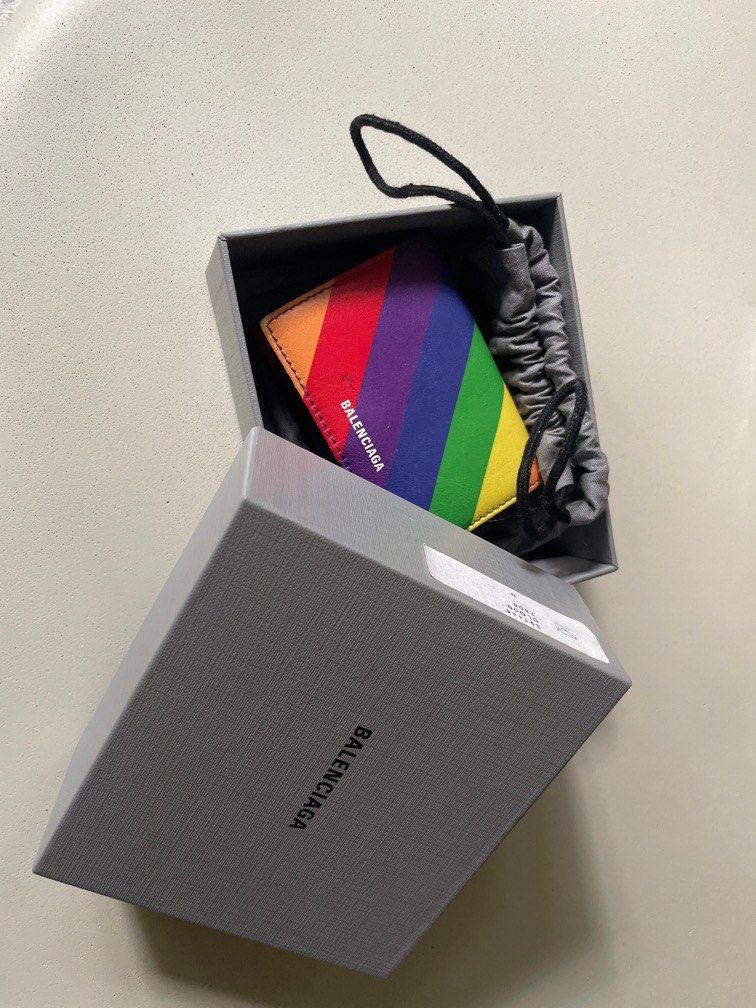 Balenciaga rainbow wallet new arrivals