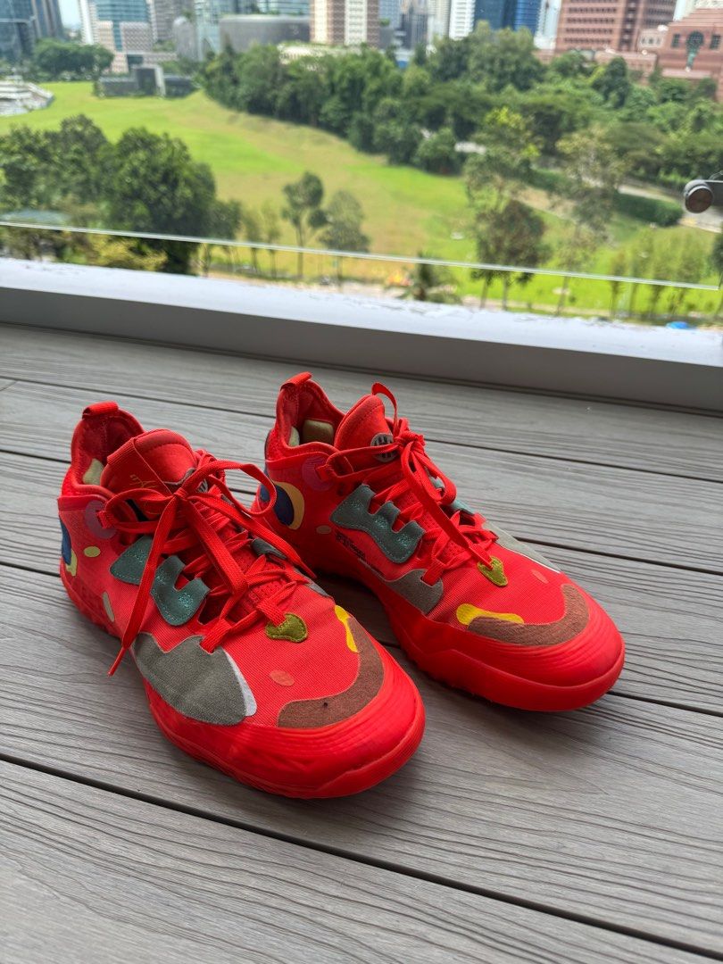 Basketball Shoes Adidas James Harden Orange Neon