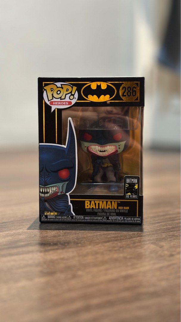 Funko Batman Red Rain Batman 286 Pop Funko 286 Funko Pop Batman