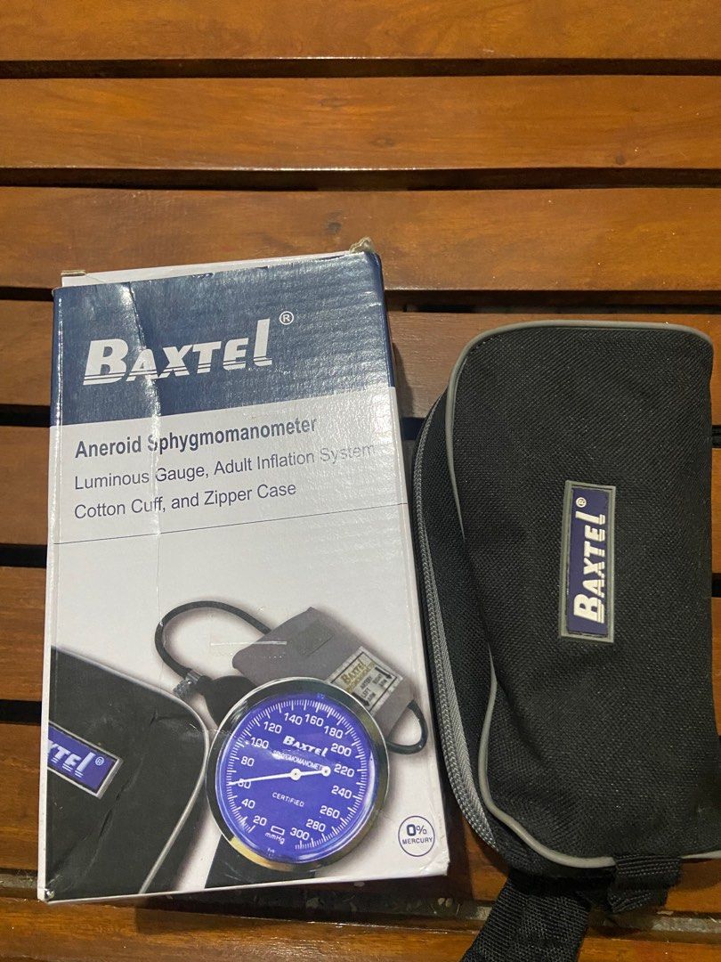 BAXTEL Aneroid Sphygmomanometer (Category: Medical Supplies & Tools) located in Bulacan. Submitted by chubacheri (Listing ID 1332962700, Image 2). Description: .