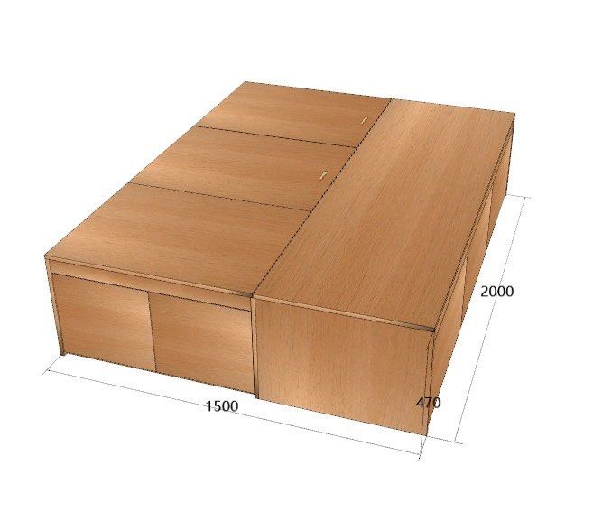 Bed frame (Category: Bed Frames & Mattresses) located in Singapore. Submitted by kiki5555 (Listing ID 1332846972, Image 1). Description: Welcome to find out more. Install need pay .