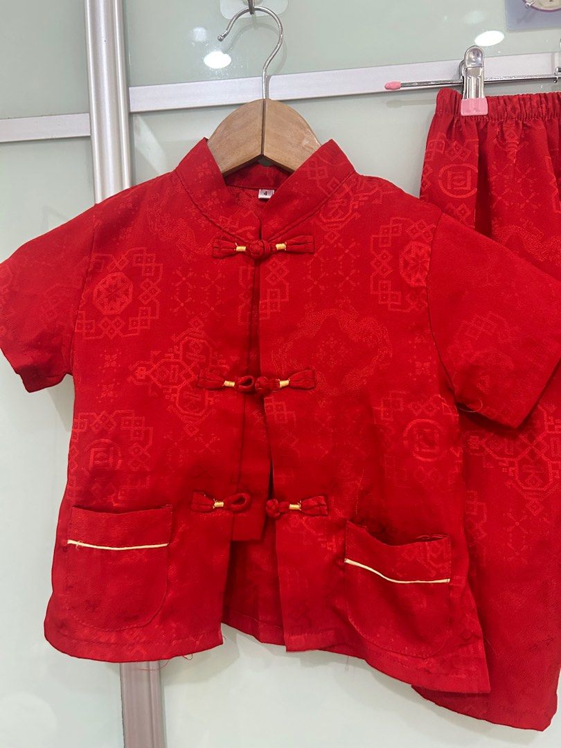 Boy Samfu Chinese New Year traditional wear