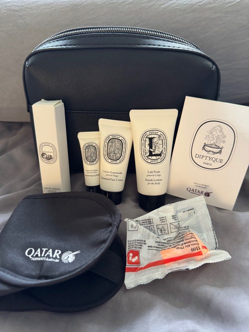 Brand New Diptyque Paris Qatar Airways Business Class Amenity Kit