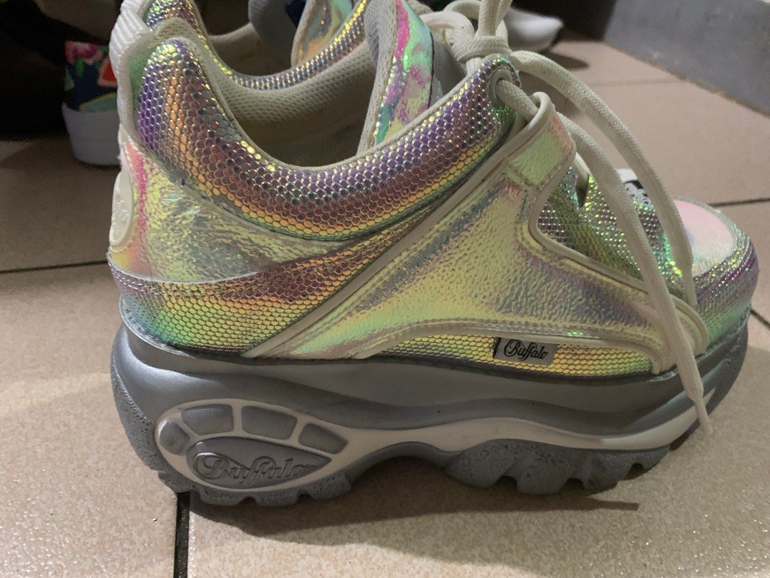 Holographic buffalo shoes cheap