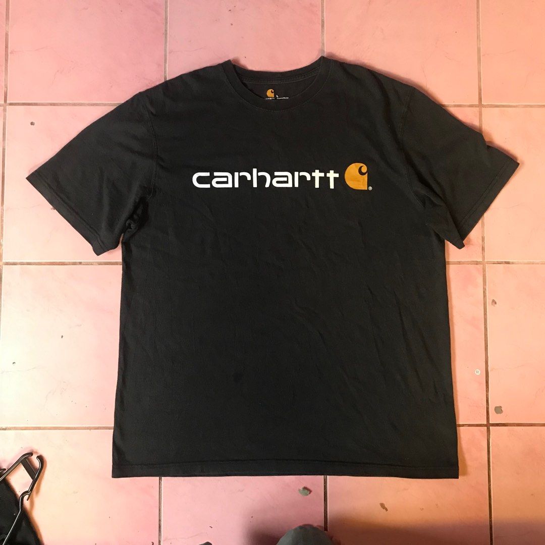 Carhartt Script Men s Fashion Tops Sets Tshirts Polo Shirts on Carousell