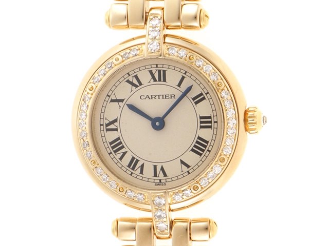 Cartier Panthere Vendome SM Diamond Bezel 1 Row DBL Solid Gold Quartz Ladies Watch Luxury Watches on Carousell