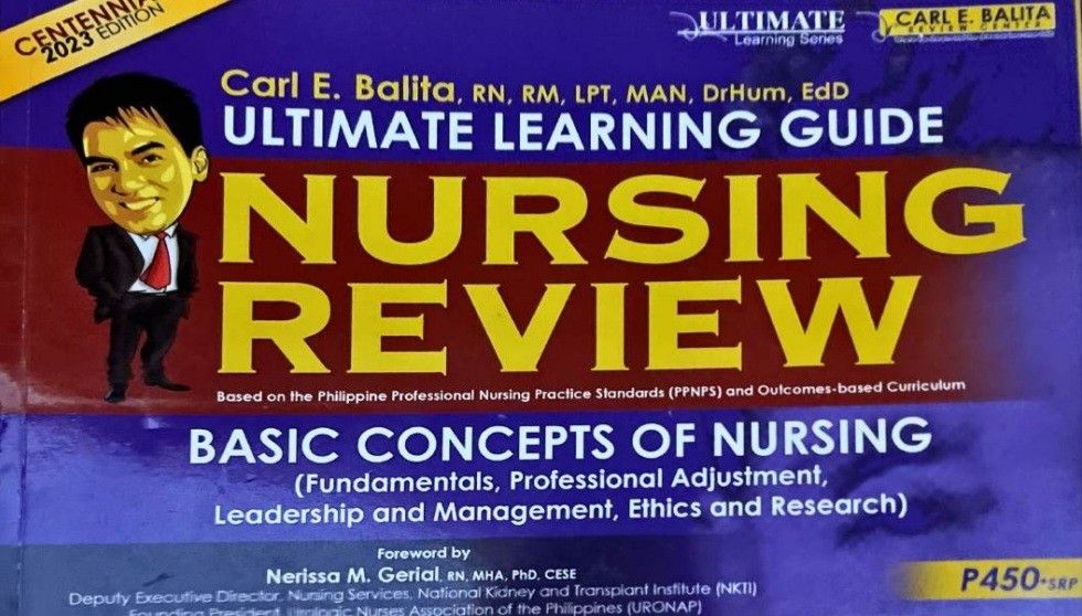 CBRC NURSING REVIEWER (Category: Textbooks) located in Taytay. Submitted by ecxds (Listing ID 1332903645, Image 1). Description: CARL BALITA NURSING REVIEWER BOOK 100 EACH.
