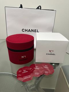 全新Chanel beauty vip gift set 紅色 chanel n1 山茶花 化妝桶 化妝包 化妝袋 送n1 面霜 連禮盒64239249669250110