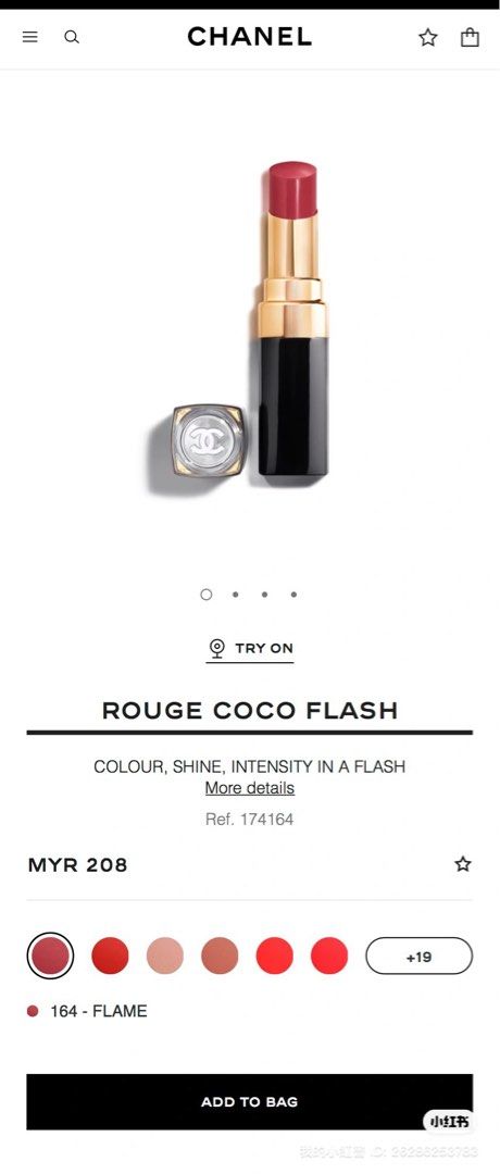Chanel Rouge Coco Flash 164 Beauty Personal Care Face Makeup on Carousell
