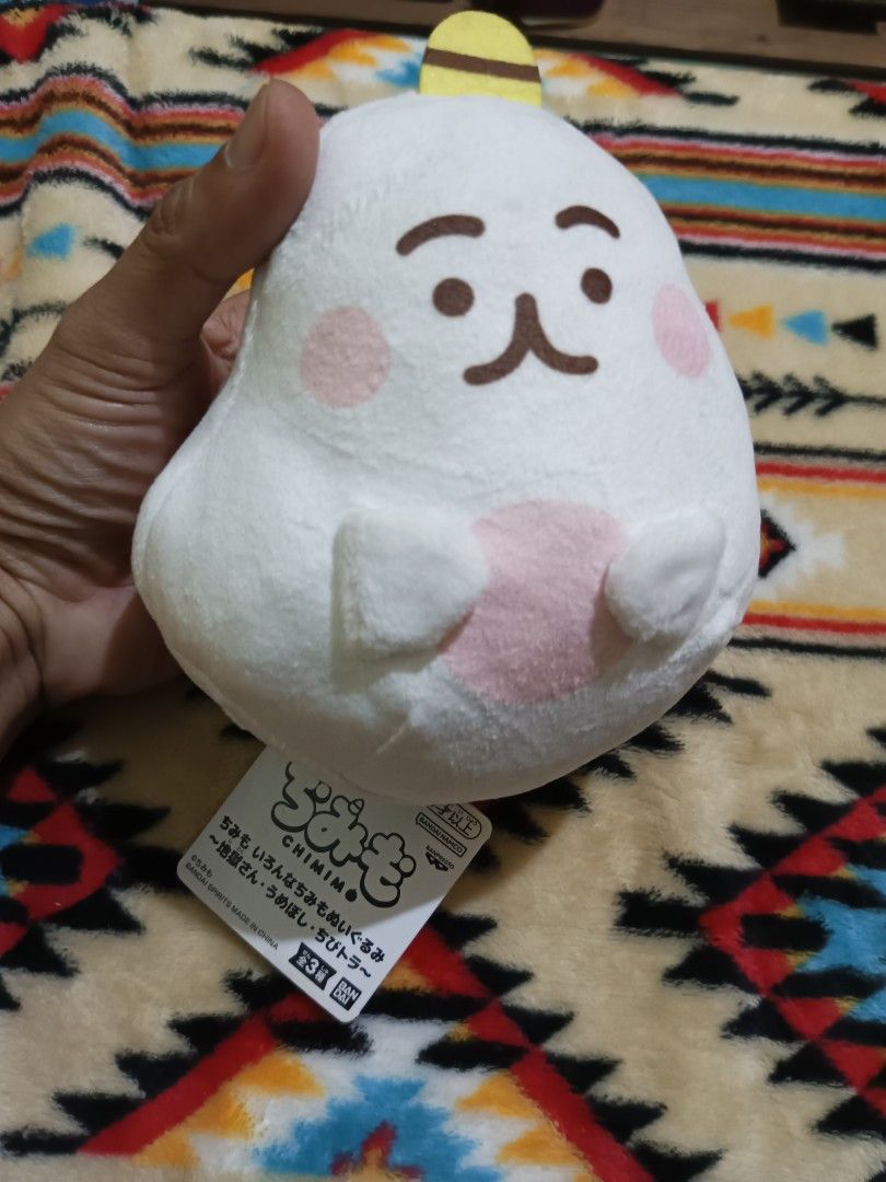 Chimimo bandai spirits toy plush charm (Category: Plushies & Soft Toys) located in Quezon City. Submitted by markgolveo (Listing ID 1332810151, Image 1). Description: Chimimo bandai spirits toy plush charm.