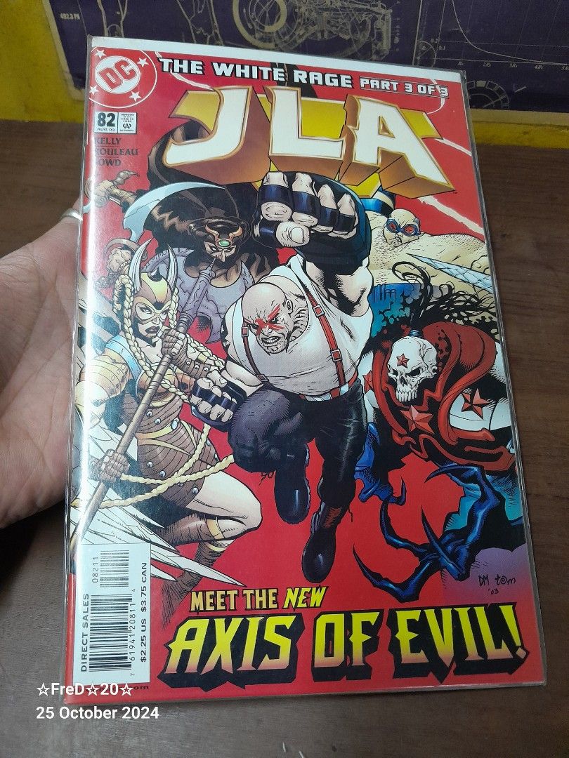 Complete The White Rage 1 to 3 of 3 JLA DC Comics, Hobbies & Toys ...