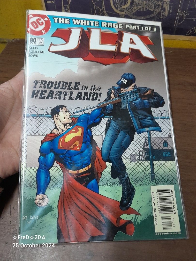 Complete The White Rage 1 to 3 of 3 JLA DC Comics, Hobbies & Toys ...