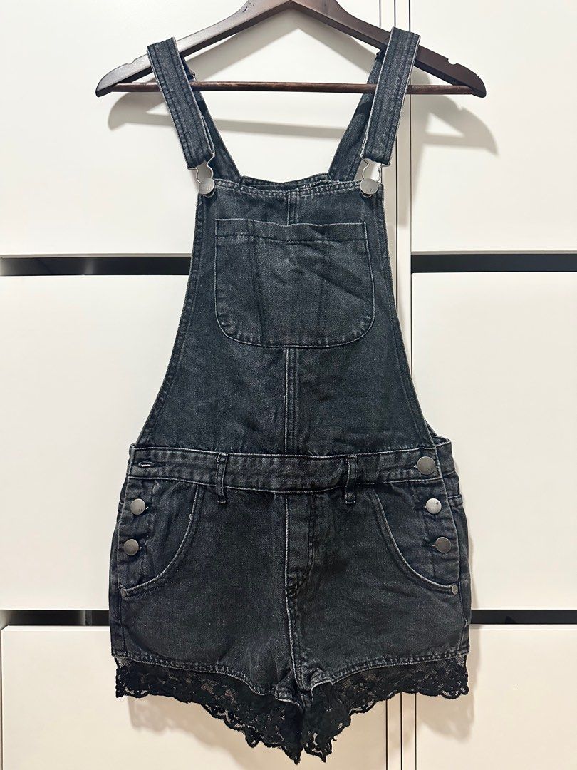 Denim jumper shorts cotton on 2025