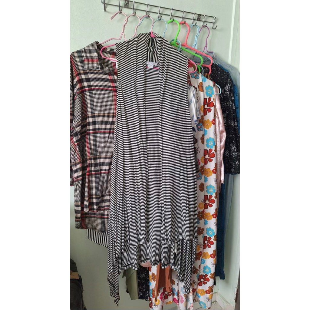 Cotton On Striped Waterfall Outerwear, Women's Fashion, Coats