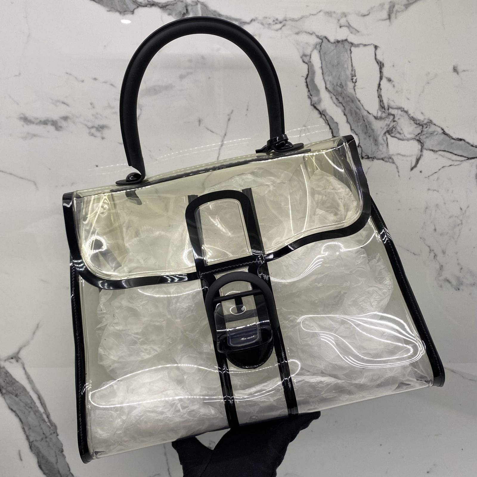 DELVAUX BRILLIANT MM X RAY VINYL W POUCH 247054474 NC Luxury Bags Wallets on Carousell
