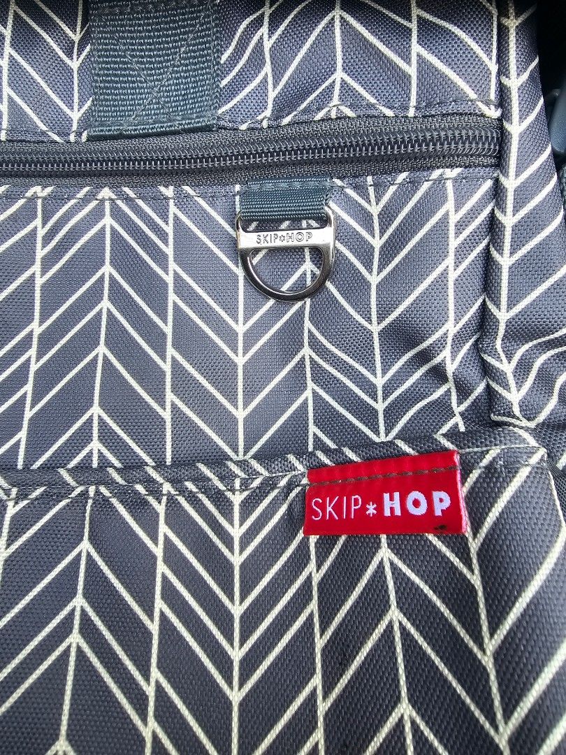 Diaper Bag SkipHop Duo Signature Abu Chevron Tote/Sling/Jinjing