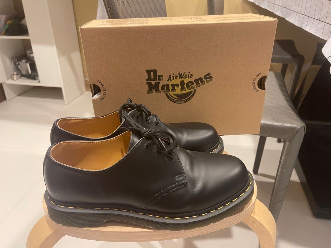 Dr. Martens 1491 Black Shoes Men s Fashion Footwear Dress Shoes on Carousell