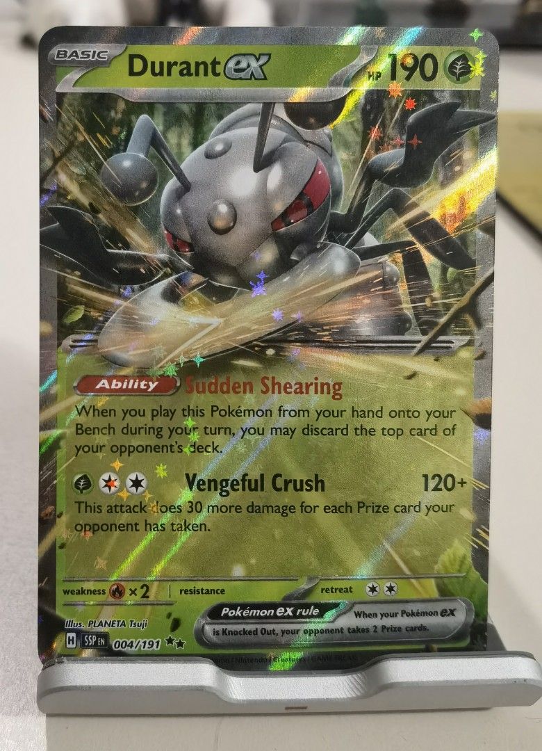 durant pokemon card price Pokemon Sword & Shield Base 008/202 Durant Reverse Holo