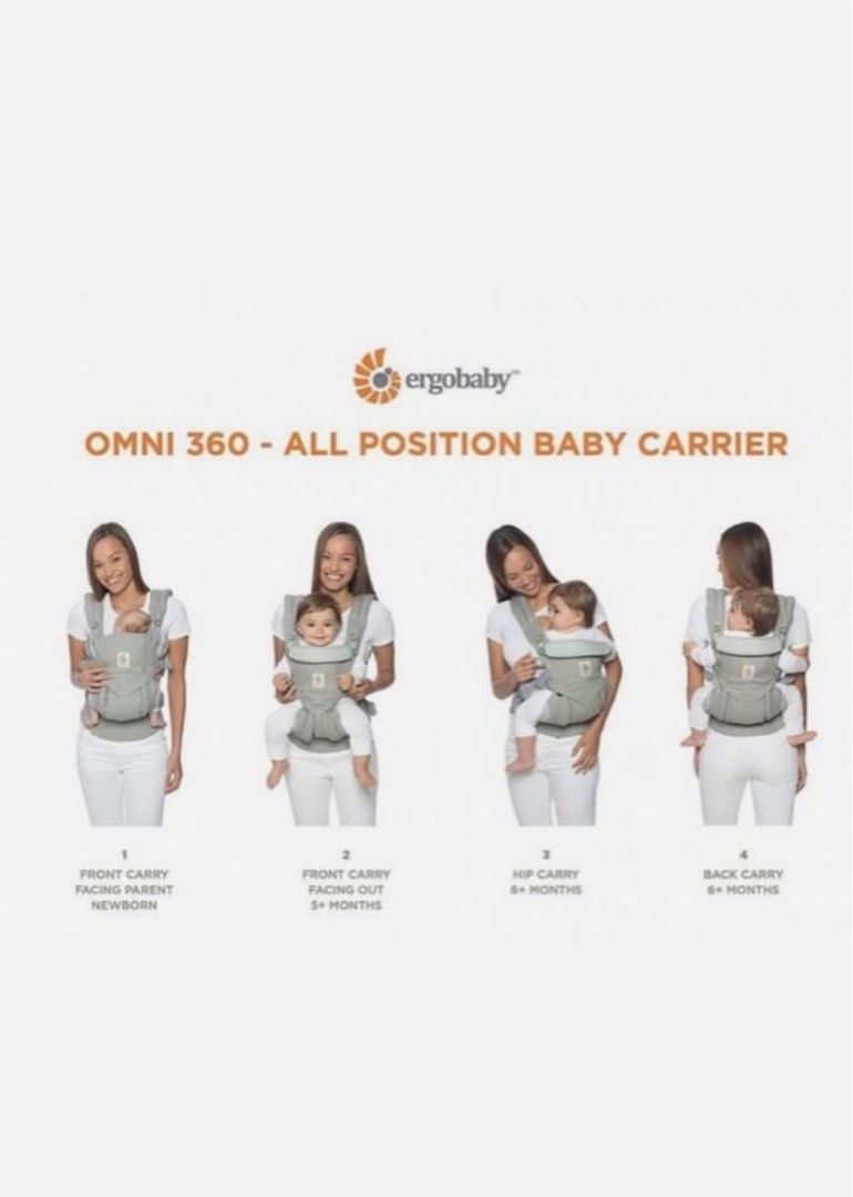 Ergo 360 Baby Carrier with Mesh for air flow. Babies Kids Going Out Carriers Slings on Carousell