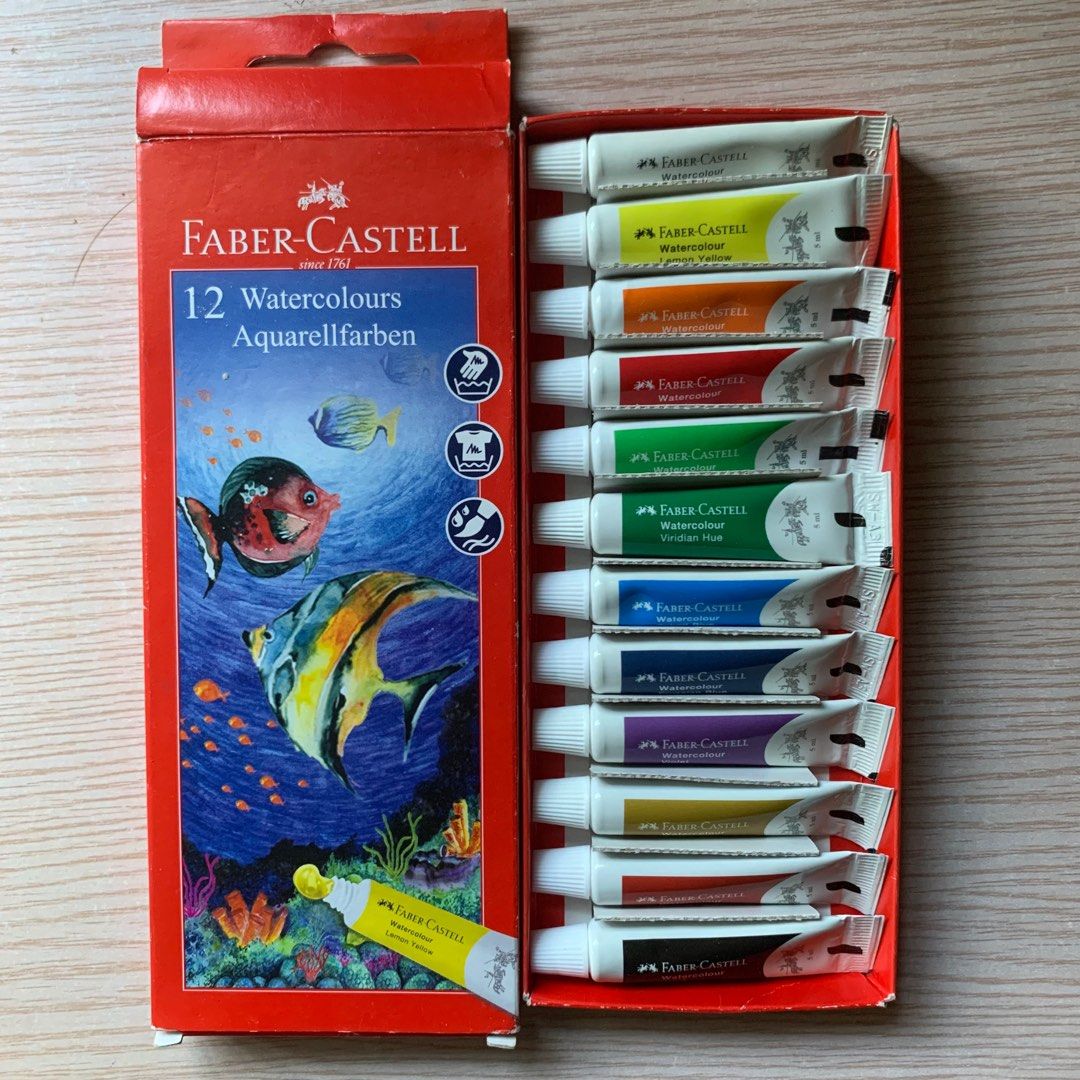 FABER CASTELL WATERCOLOR (Category: Craft Supplies & Tools) located in Manila. Submitted by shuknot (Listing ID 1332864166, Image 1). Description: Brand New Faber Castell watercolor, Never been used just purchased lang last week na double yung order ko, so I decided to sell this extra.