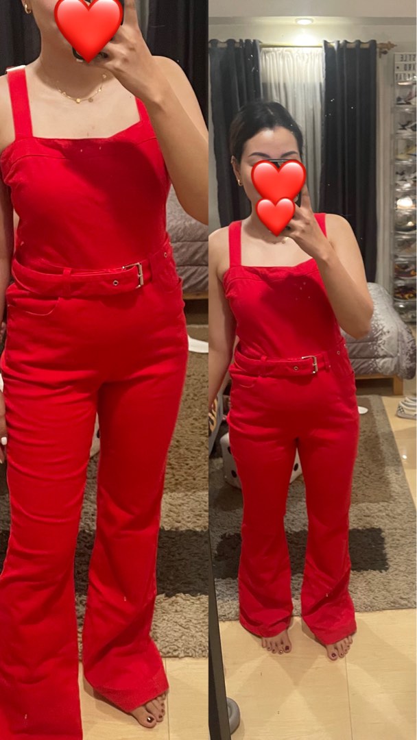 Forever 21 red jumpsuit outlet