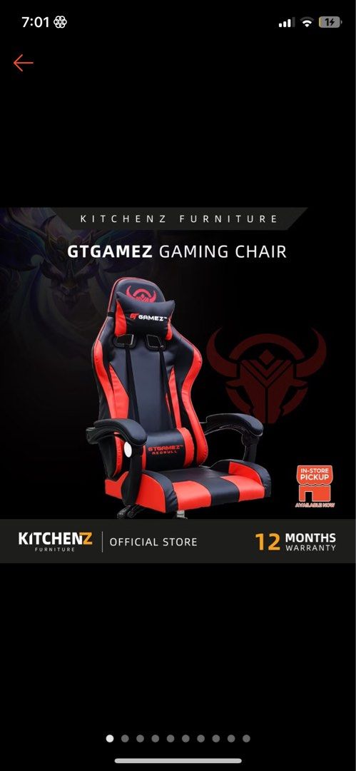 Gtgamez chair top