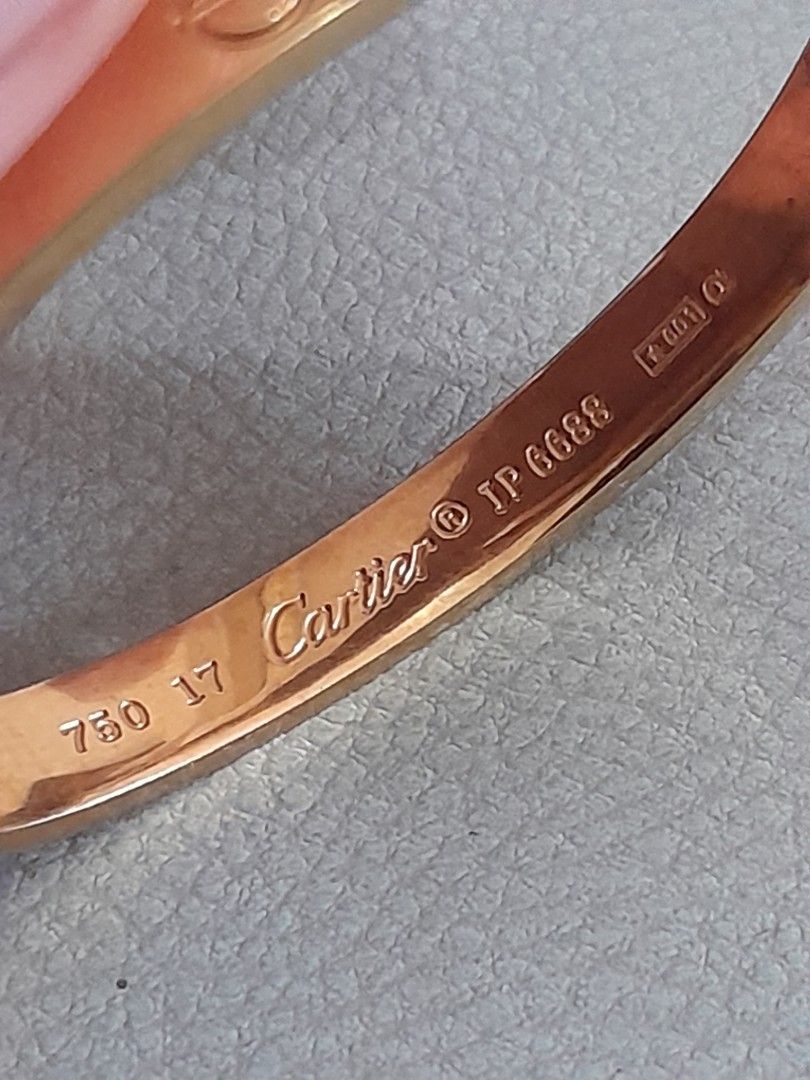 Gelang cartier mata 4 pcs asli safir Barang Mewah Aksesoris di Carousell