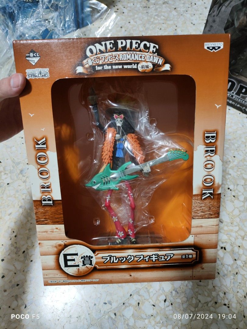 Gold Toei Ichiban Kuji One Piece Romance Dawn Brook Anime Figure Figurine Statue Kuji DXF Grandista Aniplex Artfx Kotobukiya POP Megahouse Figuarts Banpresto Furyu Taito Exq Bicute Labubu Model Kit (Category: Toy Figures) located in Singapore. Submitted by chikara130 (Listing ID 1332944043, Image 1). Description: .