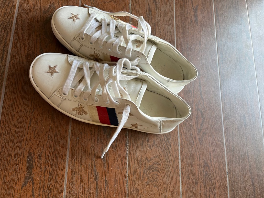Gucci ace sneakers with bees and stars deals