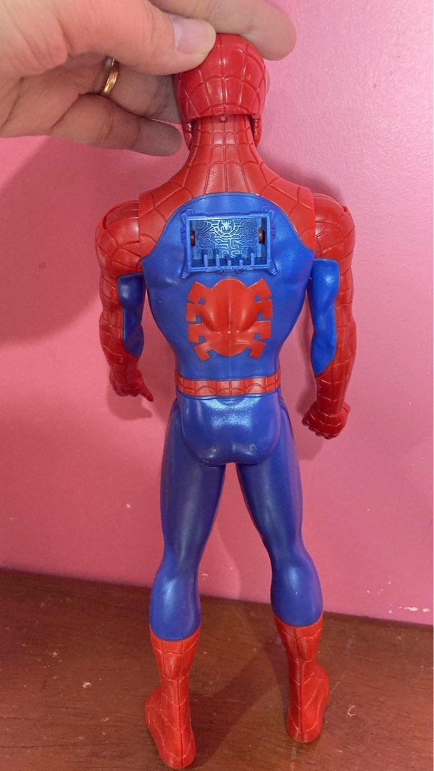 hasbro ultimate SpidermAn action figure (Category: Action & Battle Toys) located in Echague. Submitted by tentenheartph (Listing ID 1332890543, Image 2). Description: preloved from US WYSIWYG mark on his feet some paint chips minor scratches hasbro please manage your expectations buy at your own risk .