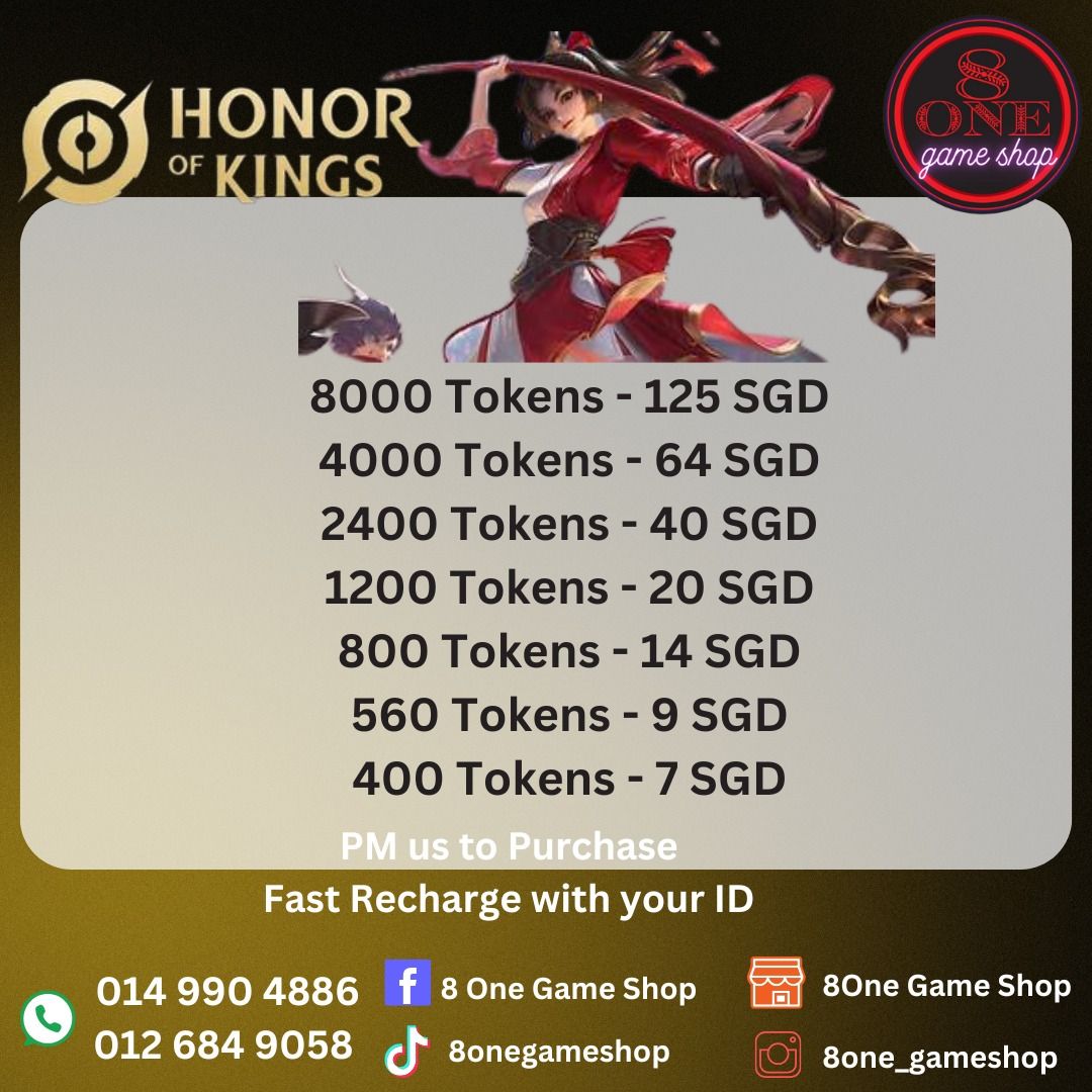 Honor of Kings, Video Gaming, Video Games, Others on Carousell