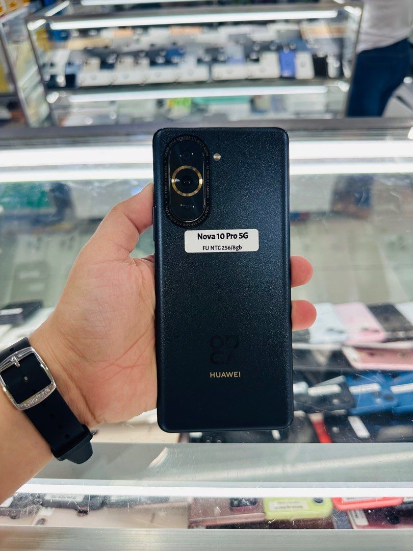 Huawei Nova 10 Pro 256gb Dualsim (Category: Huawei) located in San Juan City. Submitted by javedsgadgetshop (Listing ID 1332799297, Image 1). Description: OPEN FOR INSTALLMENT VIA CREDIT CARD/GGIVES/SPAY/BILLEASE & SWAP/TRADE-IN! BUY AND SELL! Quick Specs : Huawei Nova 10 pro 5G •256gb •NTC Variant •Good batt health •Factory Unlock •95% Smoothness •No hidden issue | No Repaired •100% Authentic | Not Refurbished •w/ OEM Charger & store warranty ❣️