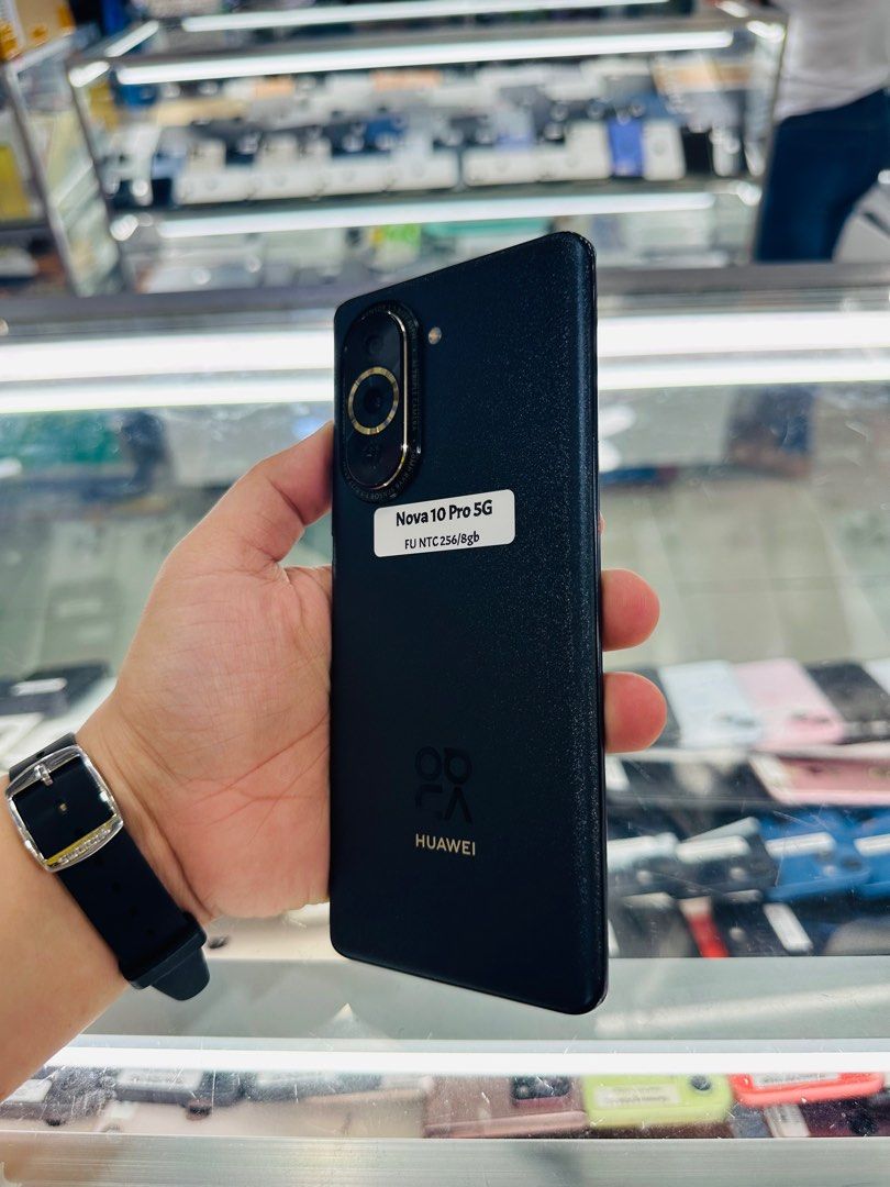Huawei Nova 10 Pro 256gb Dualsim (Category: Huawei) located in San Juan City. Submitted by javedsgadgetshop (Listing ID 1332799297, Image 2). Description: OPEN FOR INSTALLMENT VIA CREDIT CARD/GGIVES/SPAY/BILLEASE & SWAP/TRADE-IN! BUY AND SELL! Quick Specs : Huawei Nova 10 pro 5G •256gb •NTC Variant •Good batt health •Factory Unlock •95% Smoothness •No hidden issue | No Repaired •100% Authentic | Not Refurbished •w/ OEM Charger & store warranty ❣️