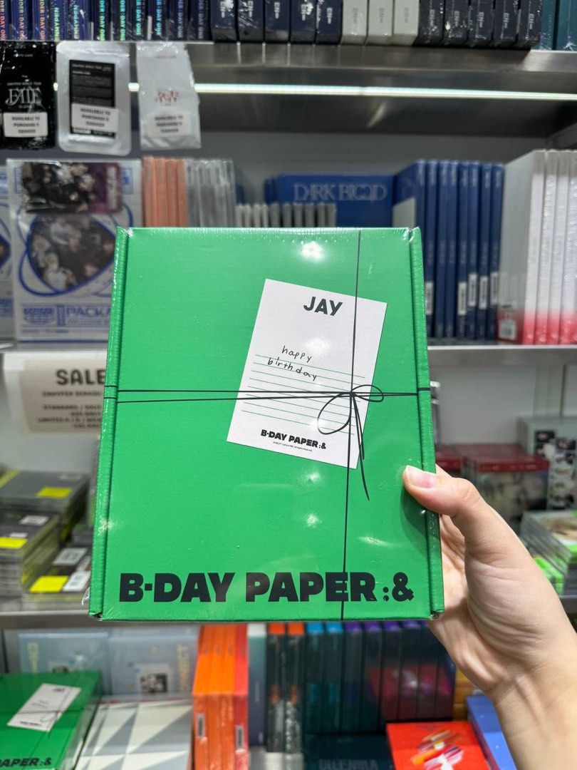 instock enhypen b-day paper bday box jake jay, Hobbies