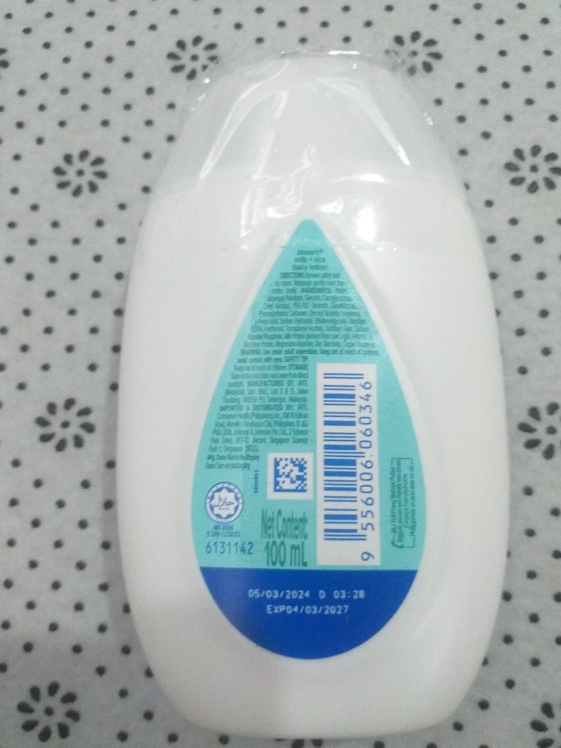 Johnson Milk+ Rice baby lotion (Category: Bathtub & Bath Accessories) located in Quezon City. Submitted by caide_onlineshop (Listing ID 1332824215, Image 3). Description: Johnson Milk+ Rice baby lotion P60.00 each available : 6pcs.