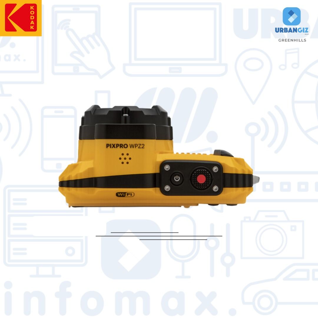 KODAK PIXRO WPZ2 UNDERWATER CAMERA (Category: Cameras) located in San Juan City. Submitted by urbangiz_greenhillsmall (Listing ID 1332876958, Image 3). Description: About this item: > 16.35MP 1/2.3" BSI CMOS Sensor > 4x Optical Zoom Lens > 27-108mm (35mm Equivalent) > Waterproof to Depths of 49.2' > 2.7" 230k-Dot LCD Monitor > Full HD 1080p Video Recording at 30 fps > Built-In Wi-Fi Connectivity > ISO 100-3200, Digital Image Stabilizer > 360° Pan