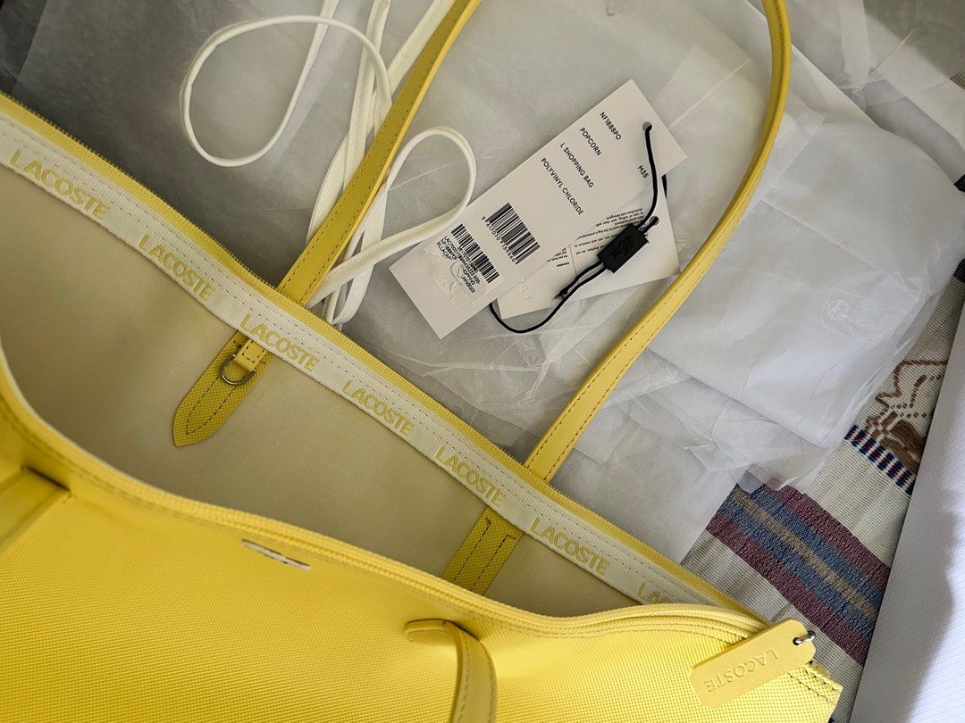 Lacoste Concept Large Tote Bag Yellow
