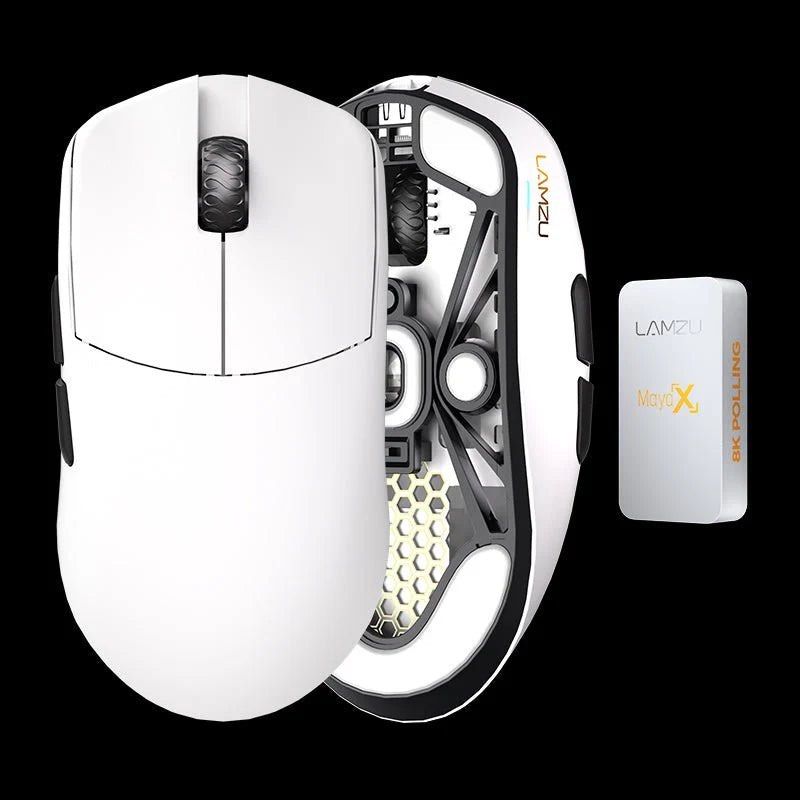 Lamzu Maya X White (4K Dongle), Computers & Tech, Parts 