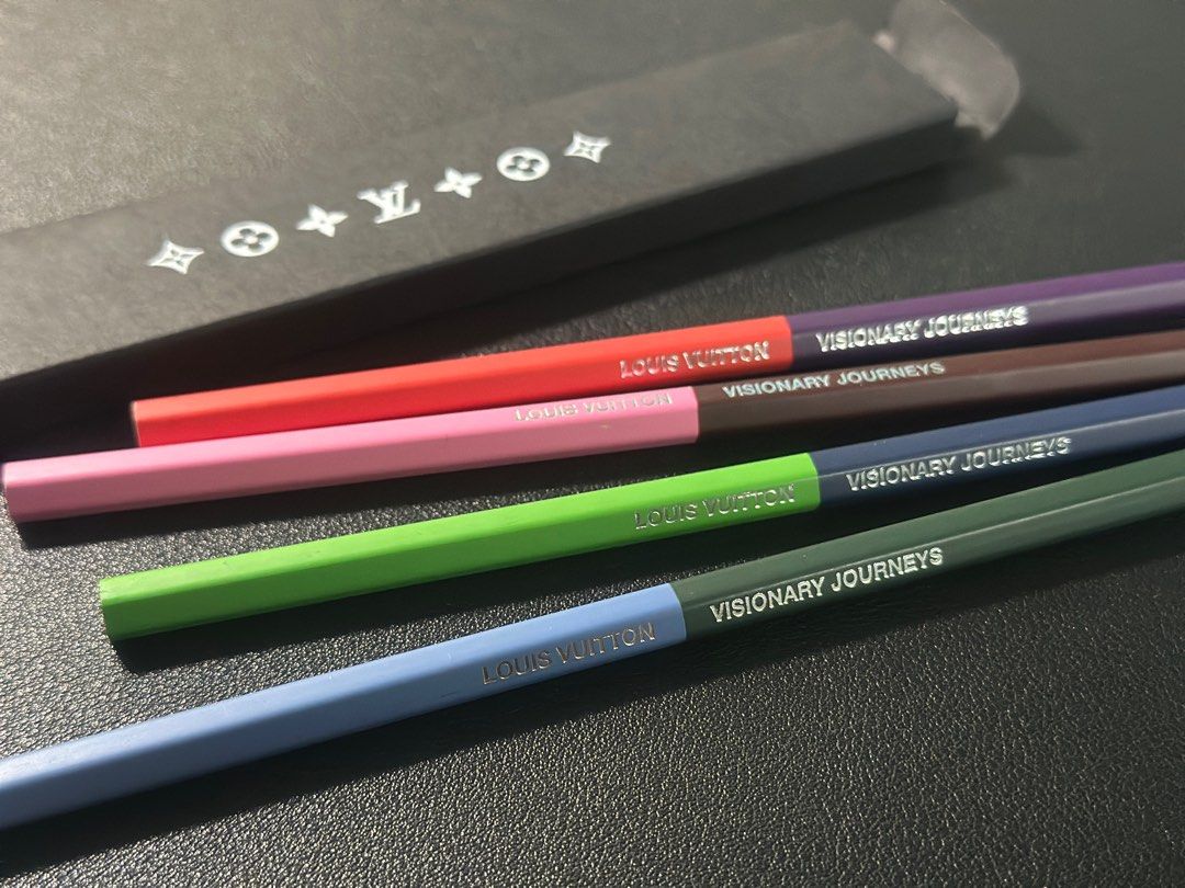 Louis Vuitton LV Exclusive Postal Cards and Pencil Sets (Authentic