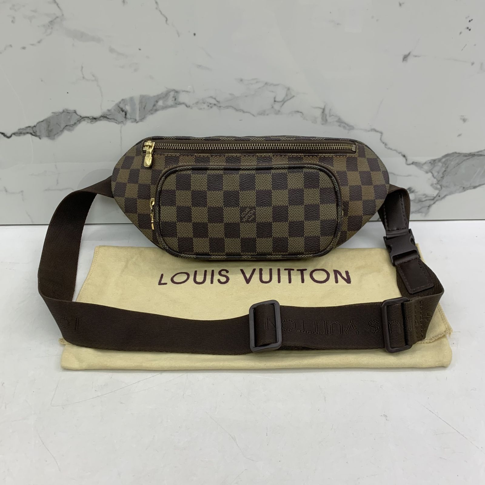 LOUIS VUITTON N51172 DAMIER BROWN MELVILLE WAIST BUM BAG 247052903 WE Luxury Bags Wallets on Carousell