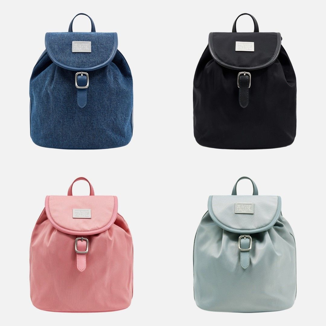 バックパック・リュック Marithe + Francois Girbaud CLASSIC LOGO BUCKLE BACKPACK dark org.jpg